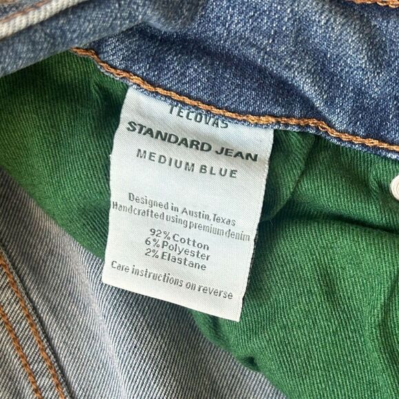 Tecovas Men's Standard Jeans, Straight Leg, Medium Blue Wash 34 x 30 - Picture 6 of 9